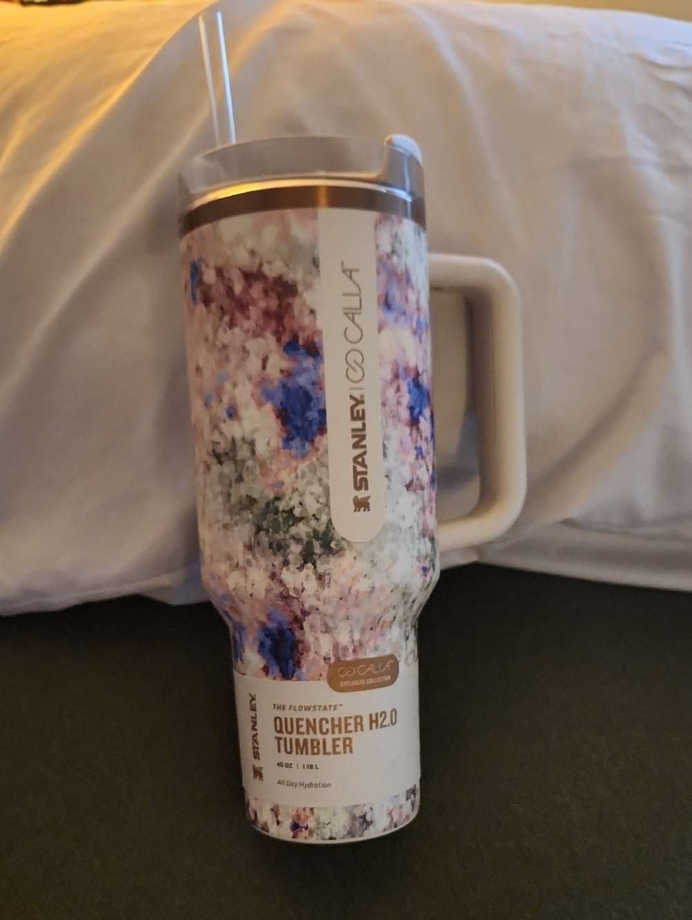 Stanley Floral Multi-Color Quencher Tumbler with Handle